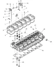 Прокладка ГБЦ JEEP 5086859AB