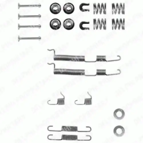 Комплектующие, тормозная колодка LY1240 DELPHI