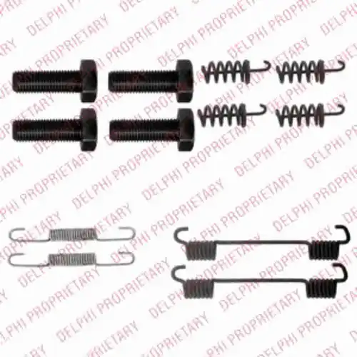 Комплектующие, тормозная колодка LY1358 DELPHI