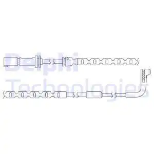 Датчик тормозных колодок DELPHI LZ0208