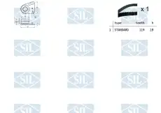 Комплект ремня ГРМ TK1176 SALERI SIL