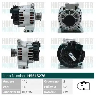 Генератор HOFFER H5515276P
