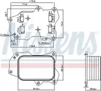 Радиатор кондиционера (конденсатор) NISSENS 91426