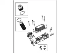 Масляный радиатор JEEP 68105583AF