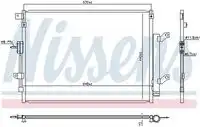 Конденсатор, кондиционер 940934 NISSENS