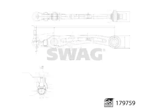 Рычаг подвески SWAG 33 10 5136