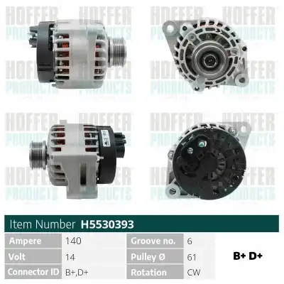 Генератор HOFFER H5530393