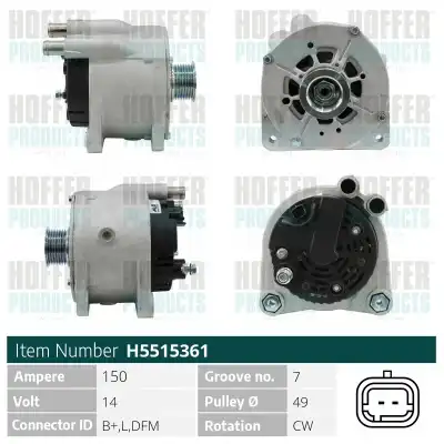 Генератор HOFFER H5515361