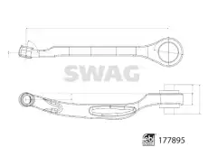 Рычаг подвески SWAG 33 10 4357