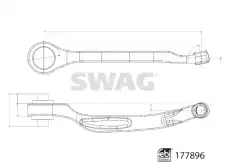 Рычаг подвески SWAG 33 10 4358