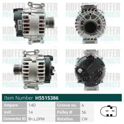 Генератор HOFFER H5515386