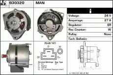 генератор MAN 930320 EDR
