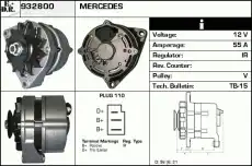 генератор DAF 932800 EDR