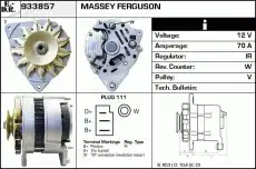 генератор Ford 933857 EDR