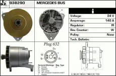 генератор MB 938290 EDR