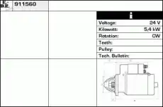 Стартер EDR 911560