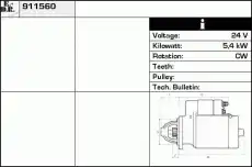 Стартер EDR 911560