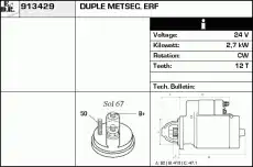 Стартер EDR 913429