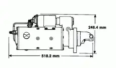 Стартер DELCO REMY 10478830