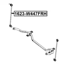 Тяга стабилизатора FEBEST 1623-W447FRH