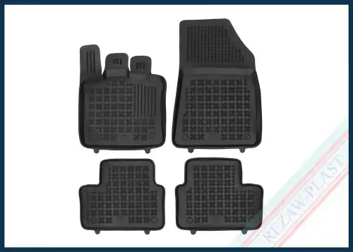 Коврики в салон REZAW-PLAST 201932 Renault Captur 2019-н.в. 4 шт., черный