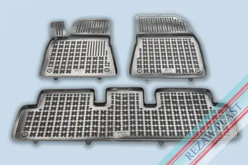 Коврики в салон REZAW-PLAST 204002 Tesla Model 3 2017-2021 3 шт., черный