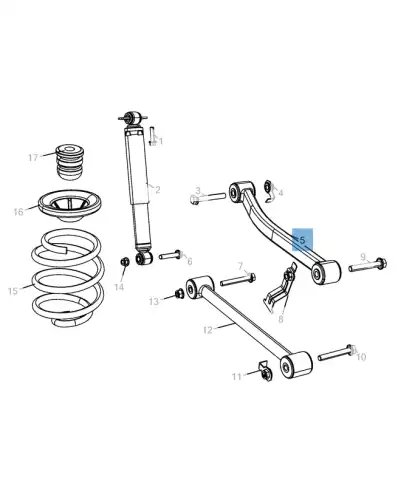 Рычаг подвески JEEP K52060015AF
