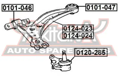 Рычаг подвески ASVA 0101-047