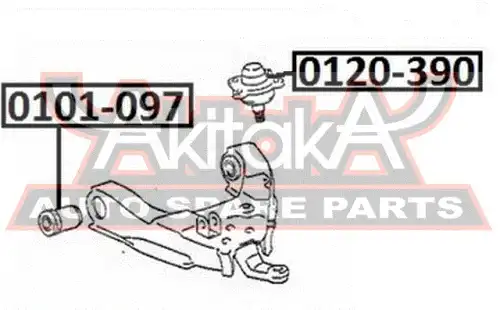 Рычаг подвески ASVA 0101-097
