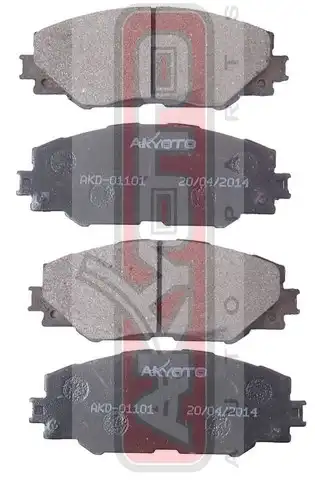 Тормозные колодки дисковые ASVA AKD-01101