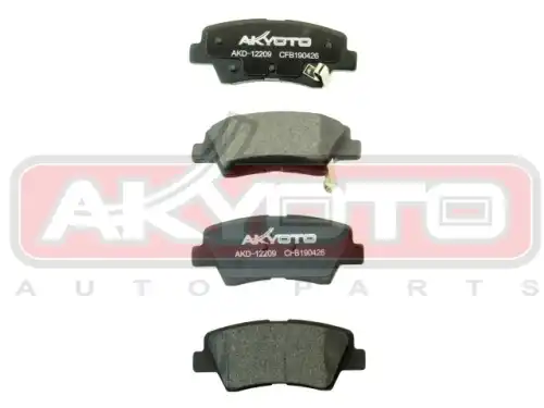 Тормозные колодки дисковые ASVA AKD-12209