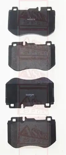 Тормозные колодки дисковые ASVA AKD-16108