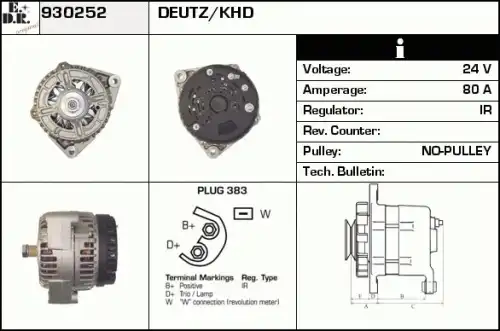 Генератор EDR 930252