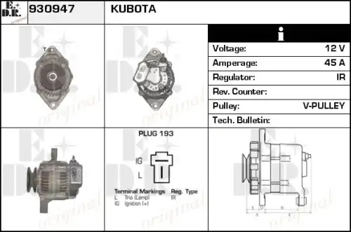 Стартер EDR 930947