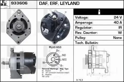 Генератор EDR 933606