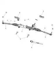 Рулевой наконечник DODGE 05142939AB