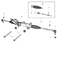 Рулевой наконечник DODGE 05073582AD