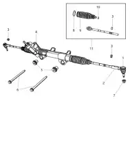 Рулевой наконечник DODGE 5073582AC