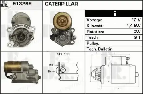Стартер EDR 913299