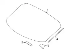 GLASS-TAIL GATE 87111J5030 KIA