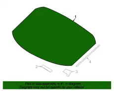 GLASS-TAIL GATE 87111J5030 KIA