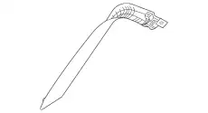 TRIM ASSY-TAIL GATE FRAME SIDE 81730AR000UBL HYUNDAI