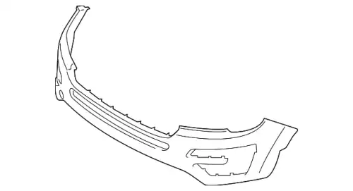 Бампер передний EAC FB5Z17D957FA MOTORCRAFT