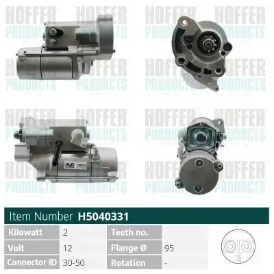 Стартер HOFFER H5040331