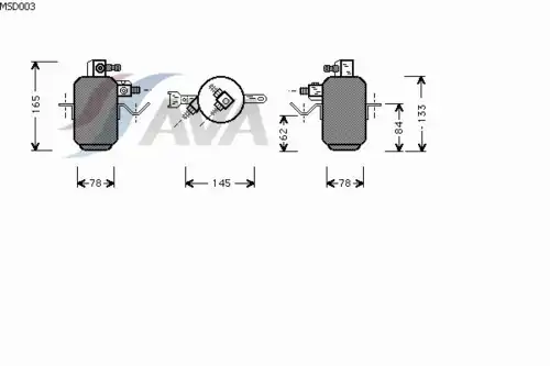 Осушитель кондиционера AVA MSD003