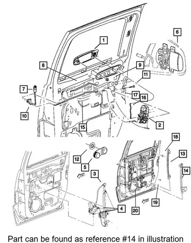 Прокладка глушителя DODGE K04721794AA