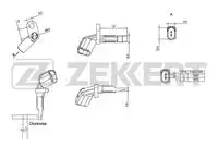 Датчик ABS ZEKKERT SE-6023