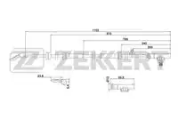 Датчик ABS ZEKKERT SE-6053