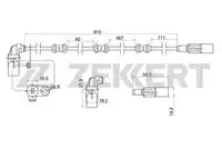 Датчик ABS ZEKKERT SE-6134