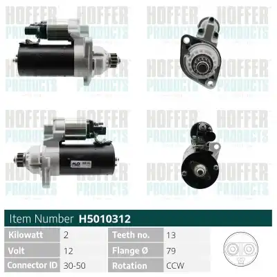 Стартер HOFFER H5010312